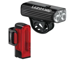 Lezyne Bike Lights|Macro Drive 1400+ /Strip Drive Pro 400+ Light Set