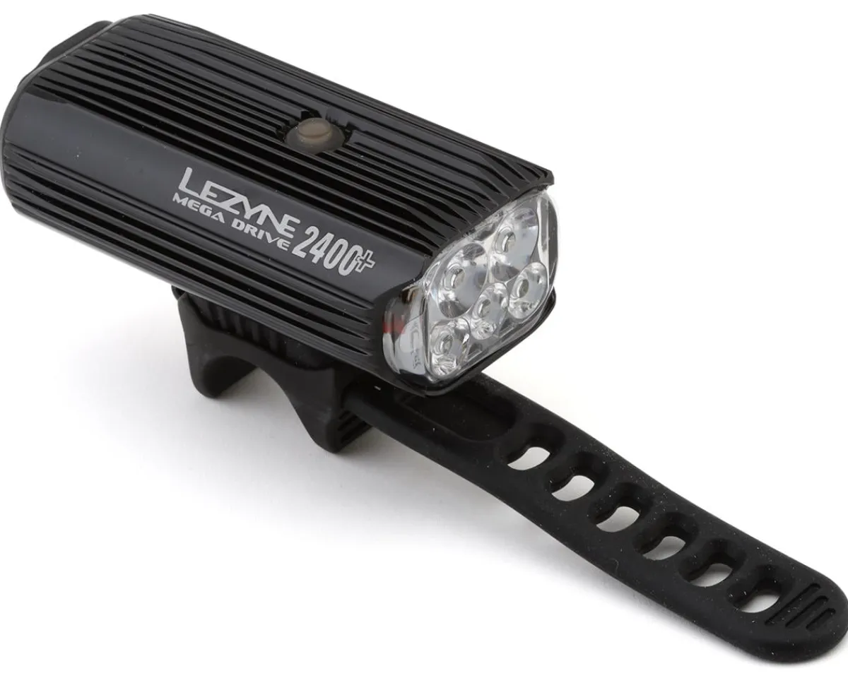 Lezyne Bike Lights|Mega Drive 2400+ Front Headlight (Black) (2400 Lumens)