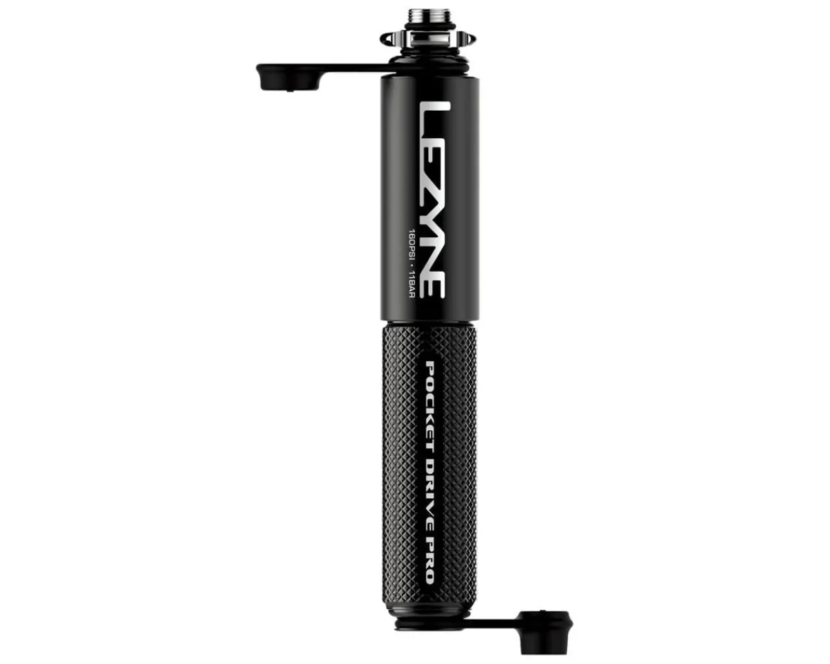 Lezyne Pumps & Co2|Pumps & Co2|Pocket Drive Pro HV Mini Pump (Black)