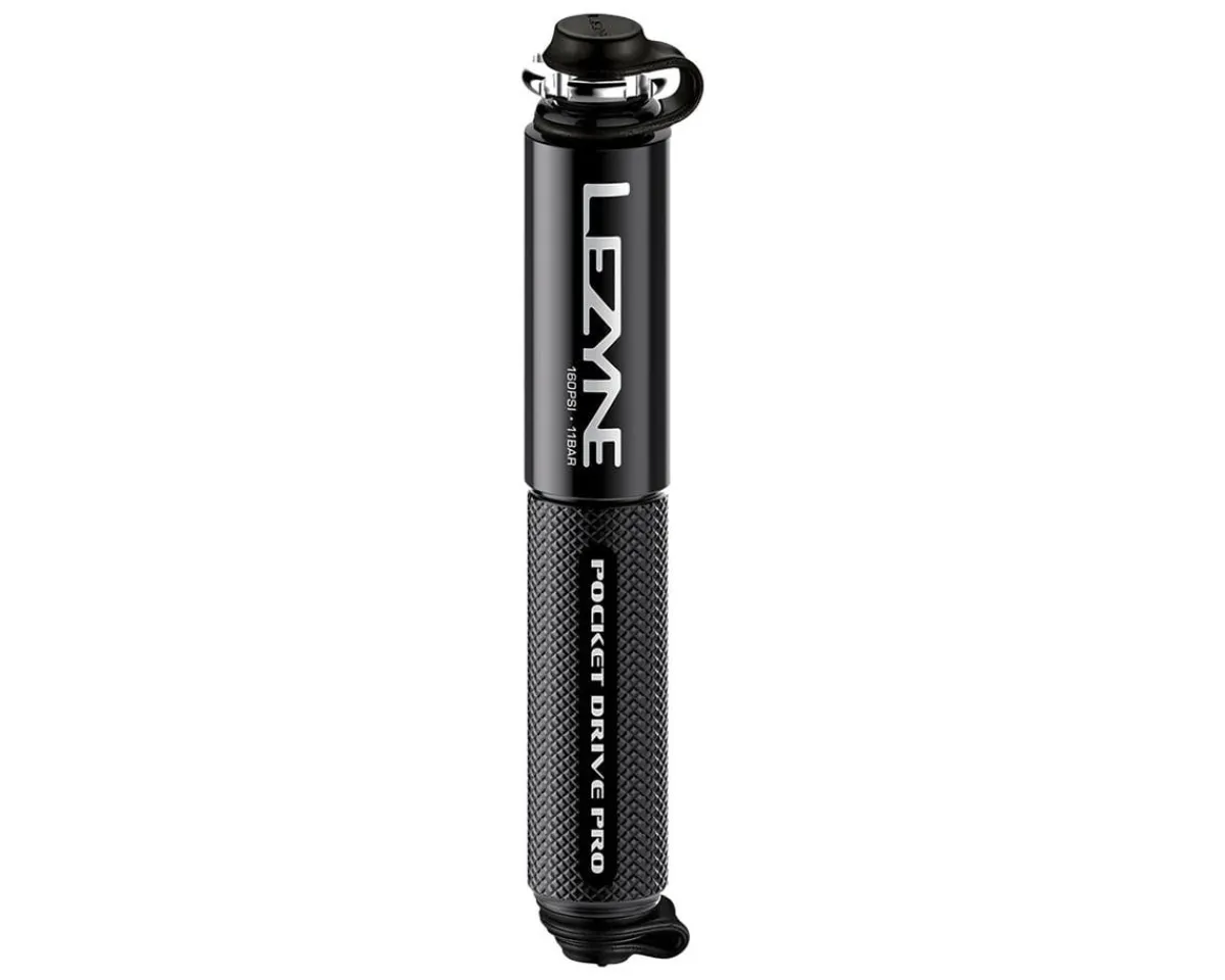 Lezyne Pumps & Co2|Pumps & Co2|Pocket Drive Pro HV Mini Pump (Black)