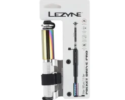 Lezyne Pumps & Co2|Pumps & Co2|Pocket Drive Pro Mini Pump (Neo Metallic/Silver)