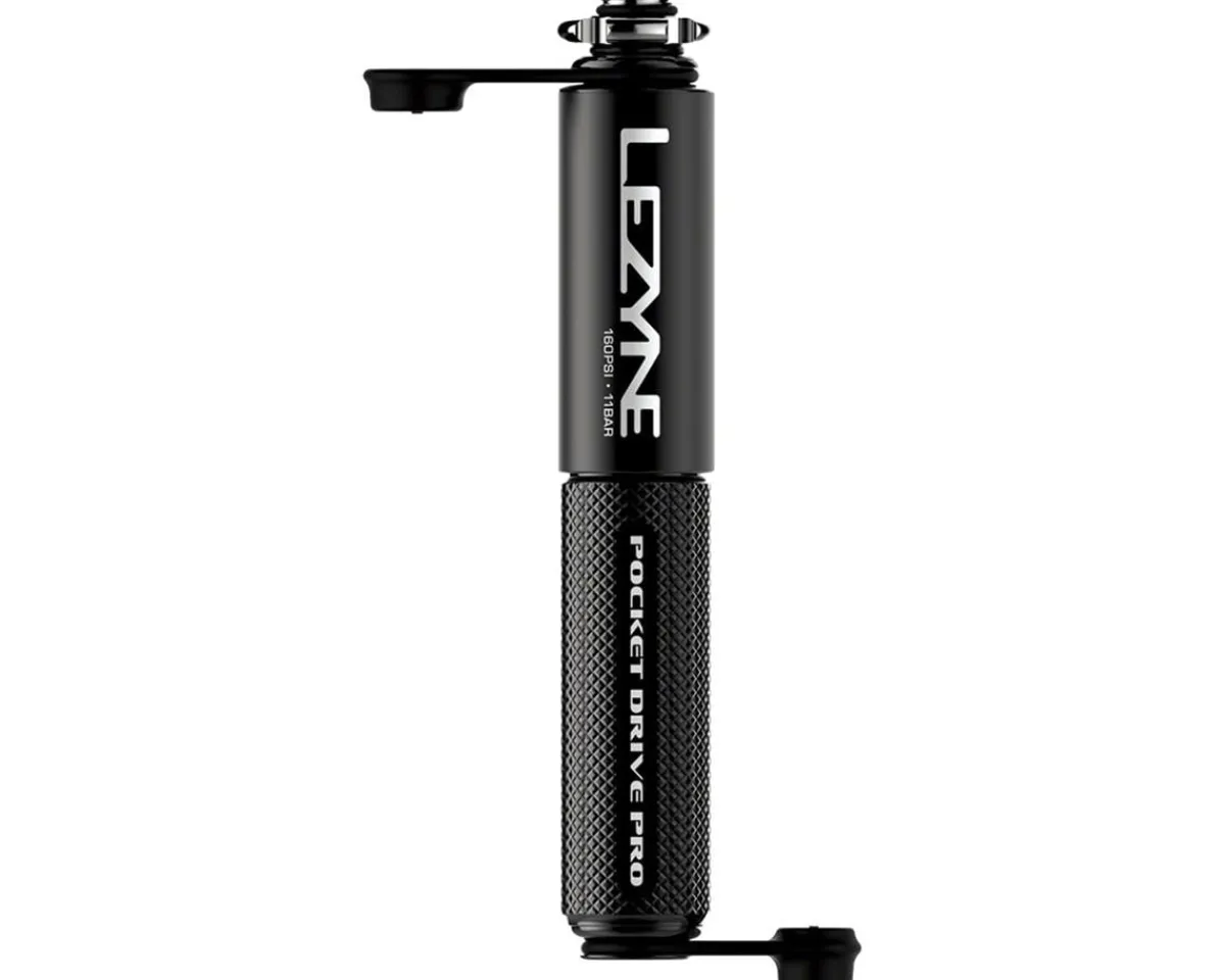Lezyne Pumps & Co2|Pumps & Co2|Pocket Drive Pro Mini Pump (Black)