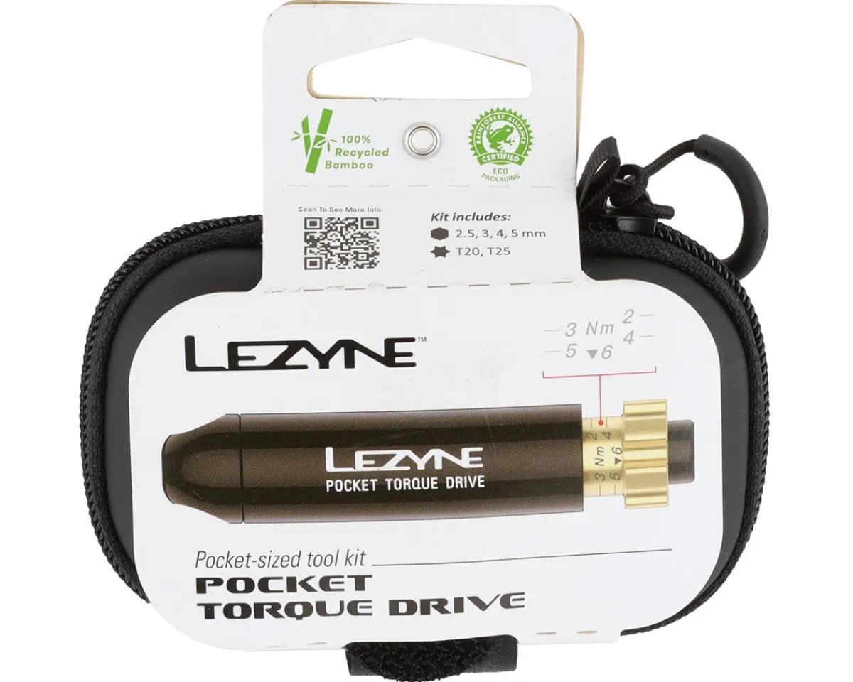 Lezyne Tools|Pocket Torque Drive (Black) (2-6Nm)