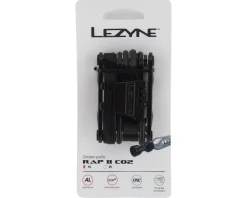 Lezyne Tools|RAP II CO2 Multi Tool (Black) (19 Tools)