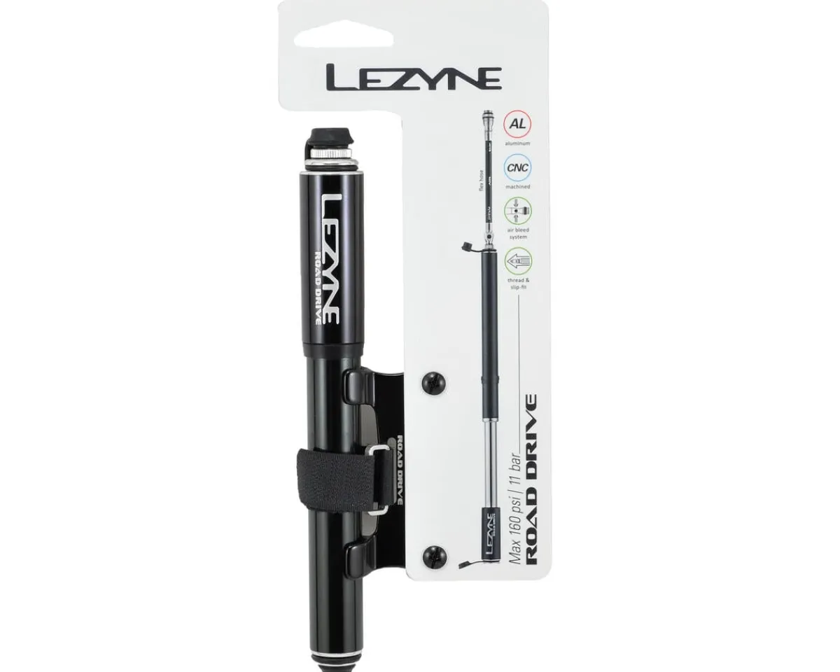 Lezyne Pumps & Co2|Holiday Shopping|Road Drive Mini Pump (Black) (S)