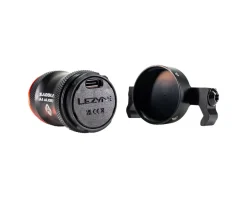 Lezyne Bike Lights|Saddle Ai Alert 250 Tail Light (Black) (250 Lumens)