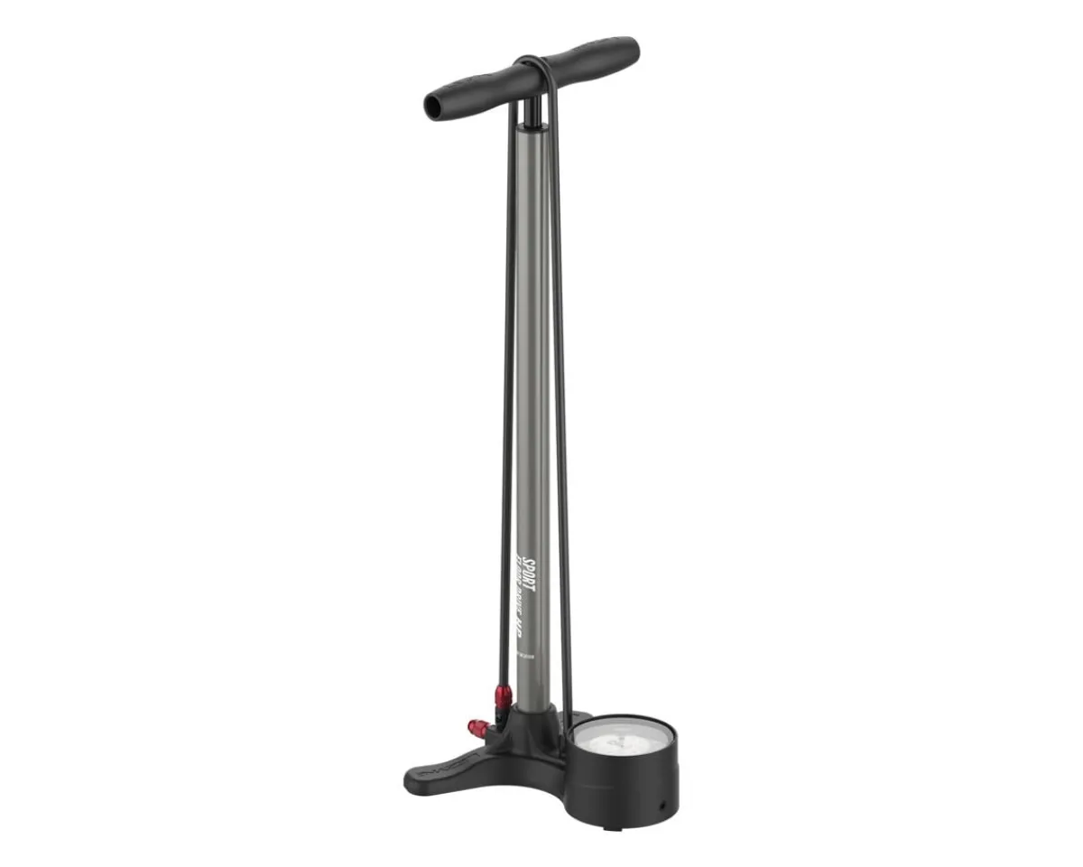 Lezyne Pumps & Co2|Pumps & Co2|Sport Floor Drive 3.5 Pump (Flat Grey)