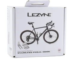 Lezyne Vehicle Bike Racks|Stainless Pedal Hook (Silver) (1 Bike)