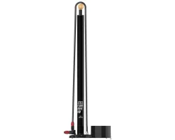 Lezyne Pumps & Co2|Pumps & Co2|Steel HV Floor Drive 3.5 Pump (Flat Black) (Presta/Schrader Valve Compatible)