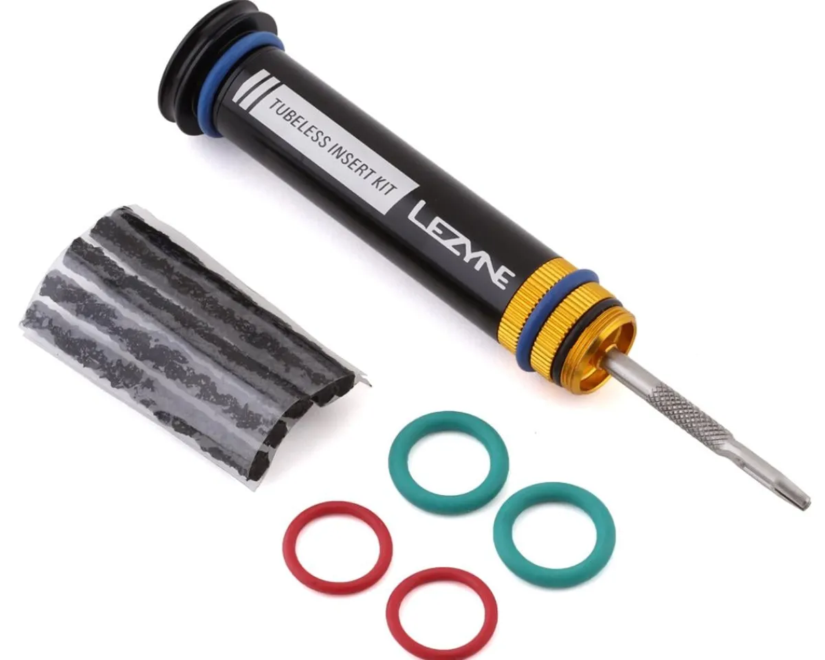Lezyne Tubeless Tire Tools|Tubeless Accessories|Tubeless Insert Kit (Black)