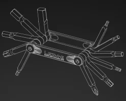 Lezyne Tools|V Pro Multi-Tool (Black) (11 Tools)