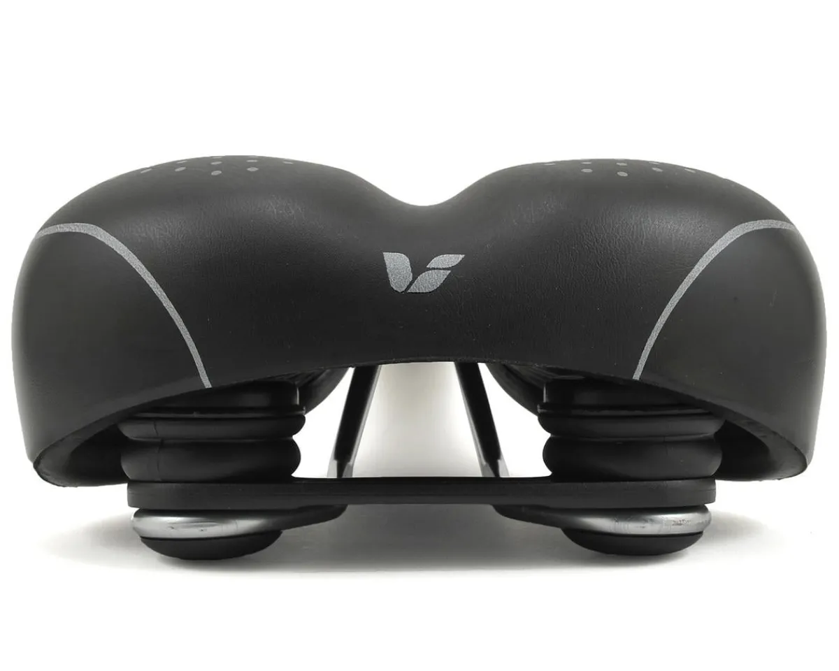 Liv Saddles & Seats|Connect Comfort Women's Saddle (Black) (Steel Rails)