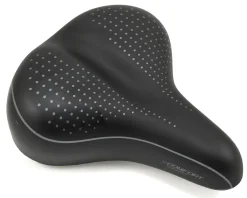 Liv Saddles & Seats|Connect Comfort Women's Saddle (Black) (Steel Rails)