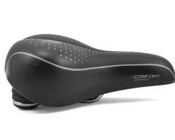 Liv Saddles & Seats|Connect Comfort Women's Saddle (Black) (Steel Rails)