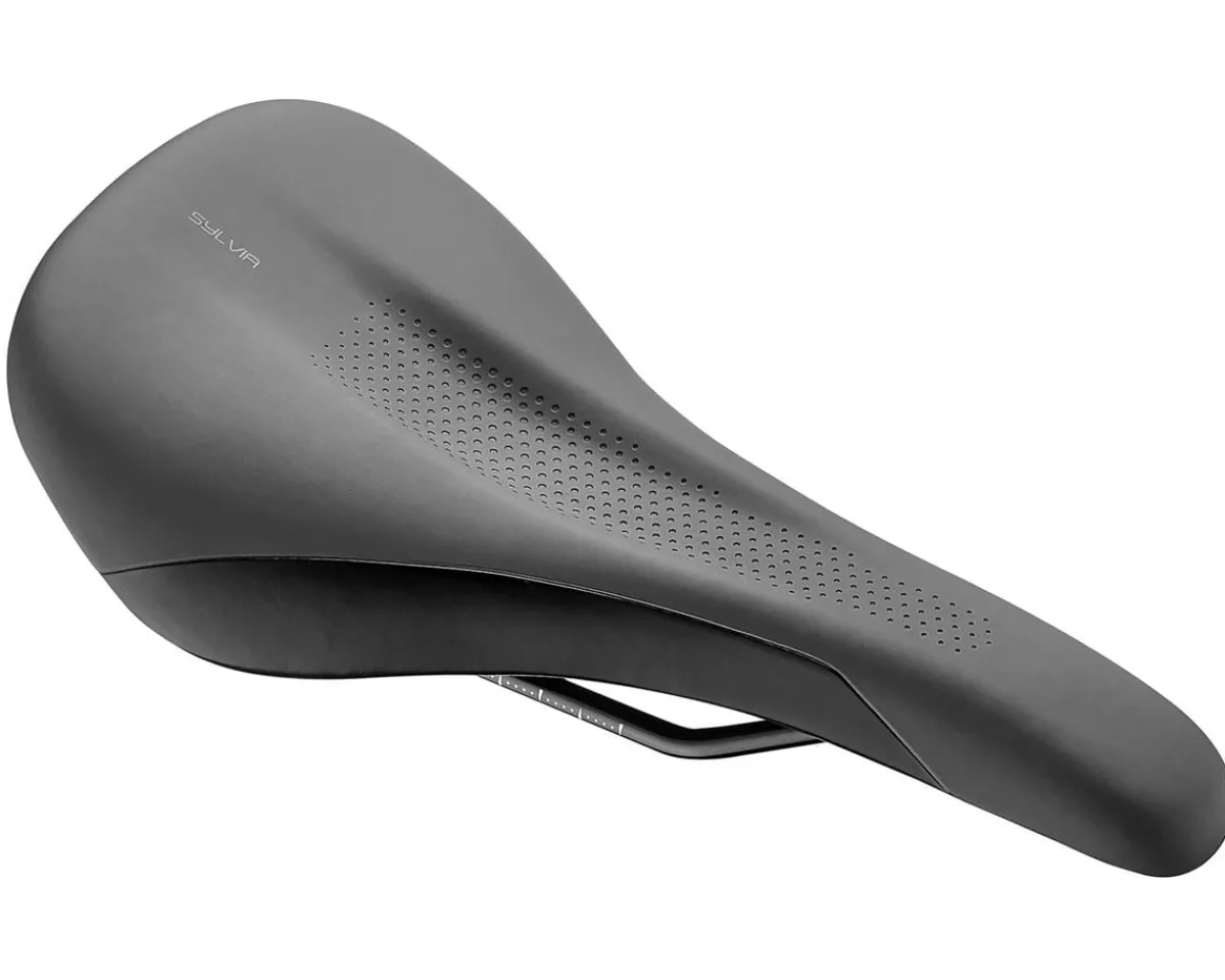 Liv Saddles & Seats|Women's Sylvia Saddle (Black) (Steel Rails) (150mm)