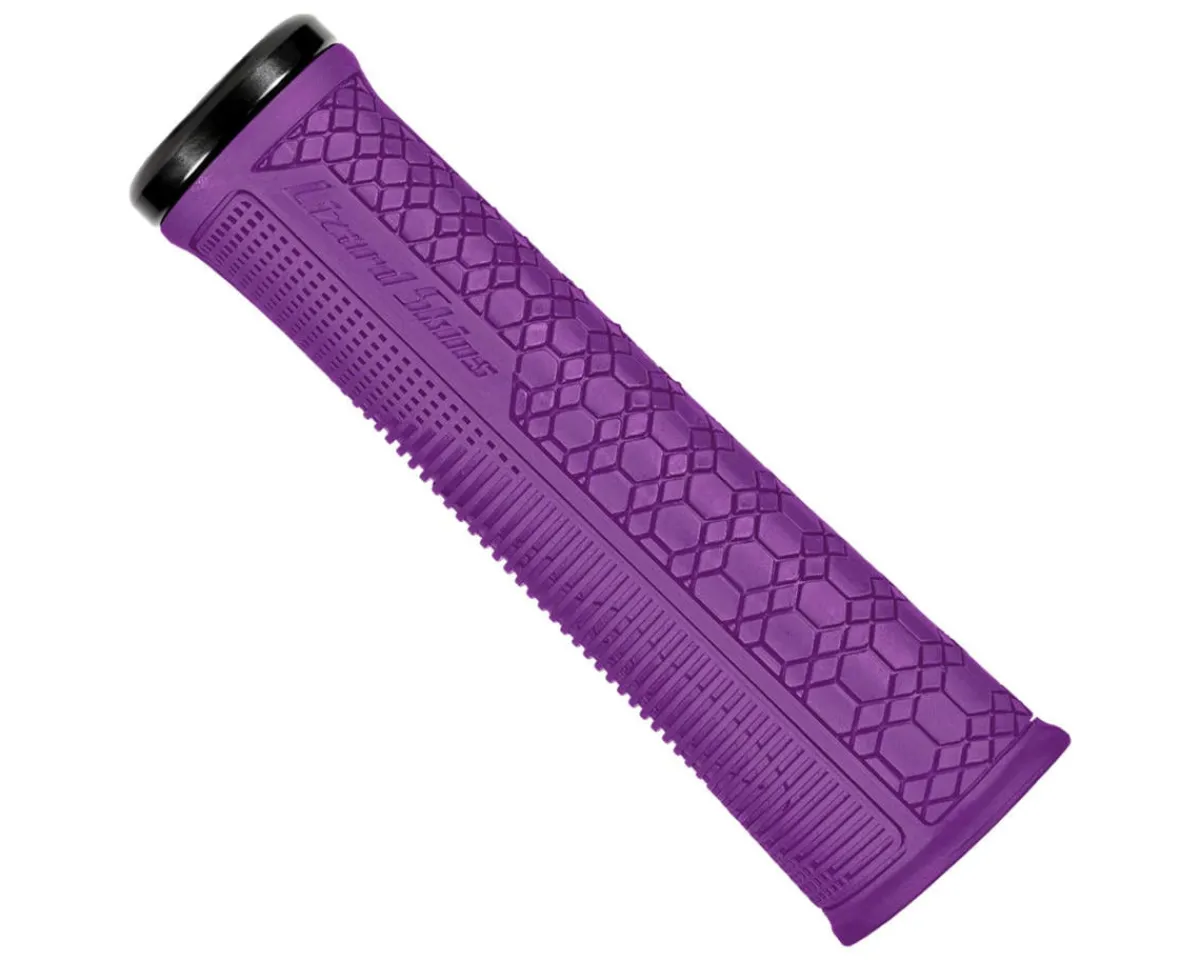 Lizard Skins Grips & Handlebar Tape|Gradient Lock-On Grips (Ultra Purple)