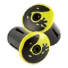 Lizard Skins Grips & Handlebar Tape|Handlebar Plugs (Neon Yellow) (Pair)