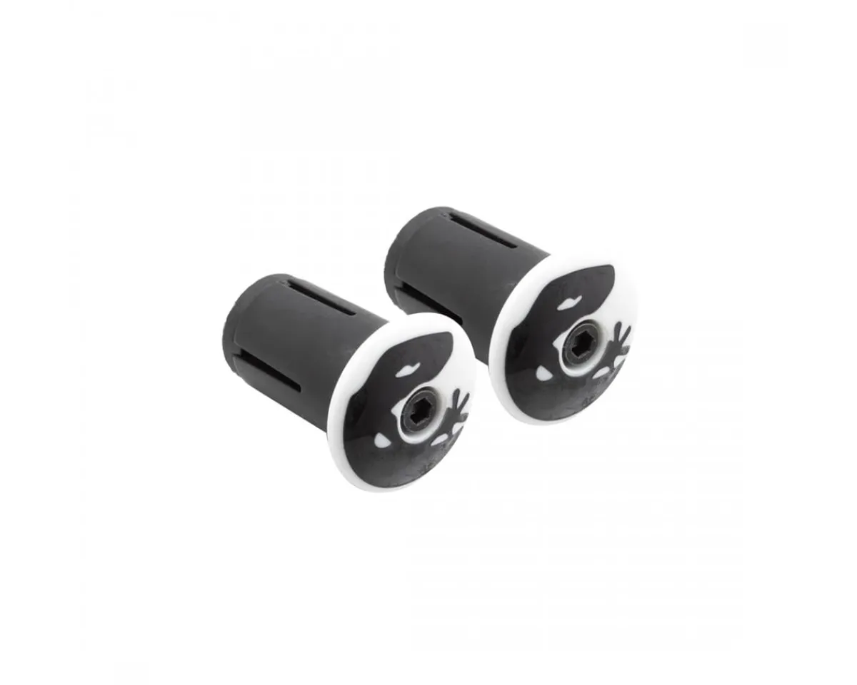 Lizard Skins Grips & Handlebar Tape|Handlebar Plugs (White) (Pair)