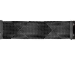 Lizard Skins Grips & Handlebar Tape|Strata Lock-On Grips (Jet Black)