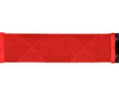 Lizard Skins Grips & Handlebar Tape|Strata Lock-On Grips (Candy Red)