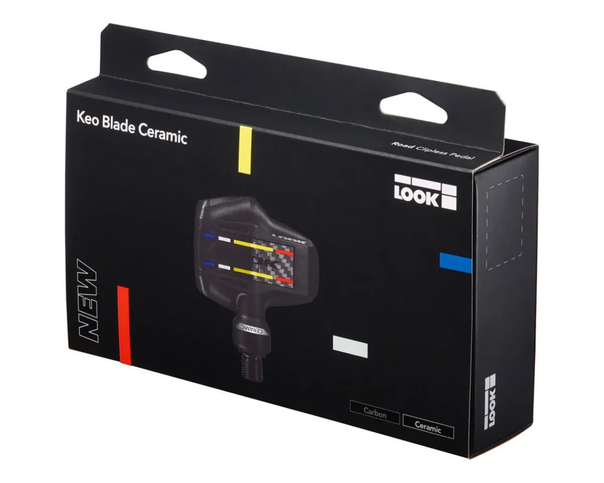 Look Pedals & Cleats|Keo Blade Carbon Ceramic Road Pedals (Black) (12Nm) (53 QF)