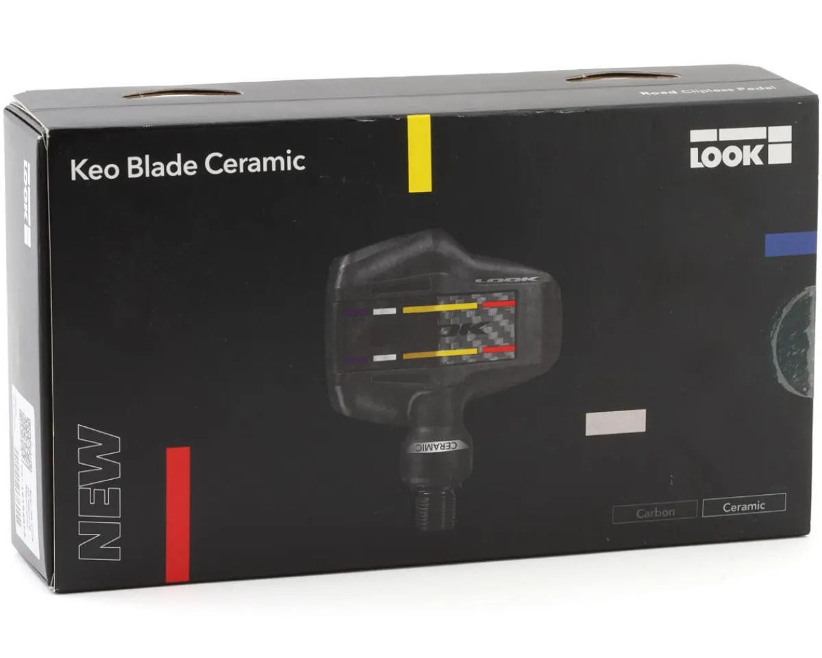 Look Pedals & Cleats|Keo Blade Carbon Ceramic Road Pedals (Black) (12Nm) (53 QF)