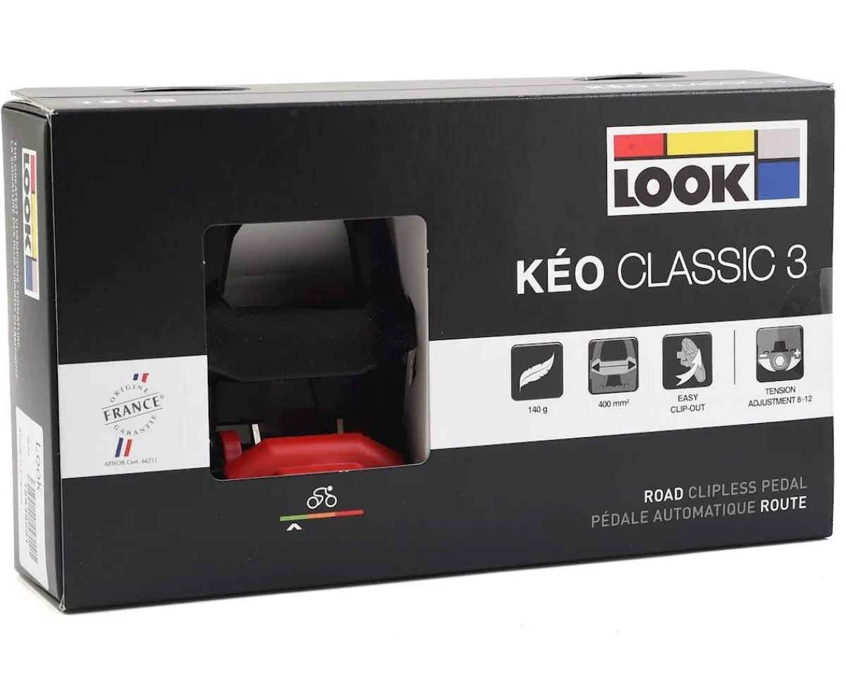 Look Pedals & Cleats|Keo Classic 3 Road Pedals (Red) (Limited Edition)