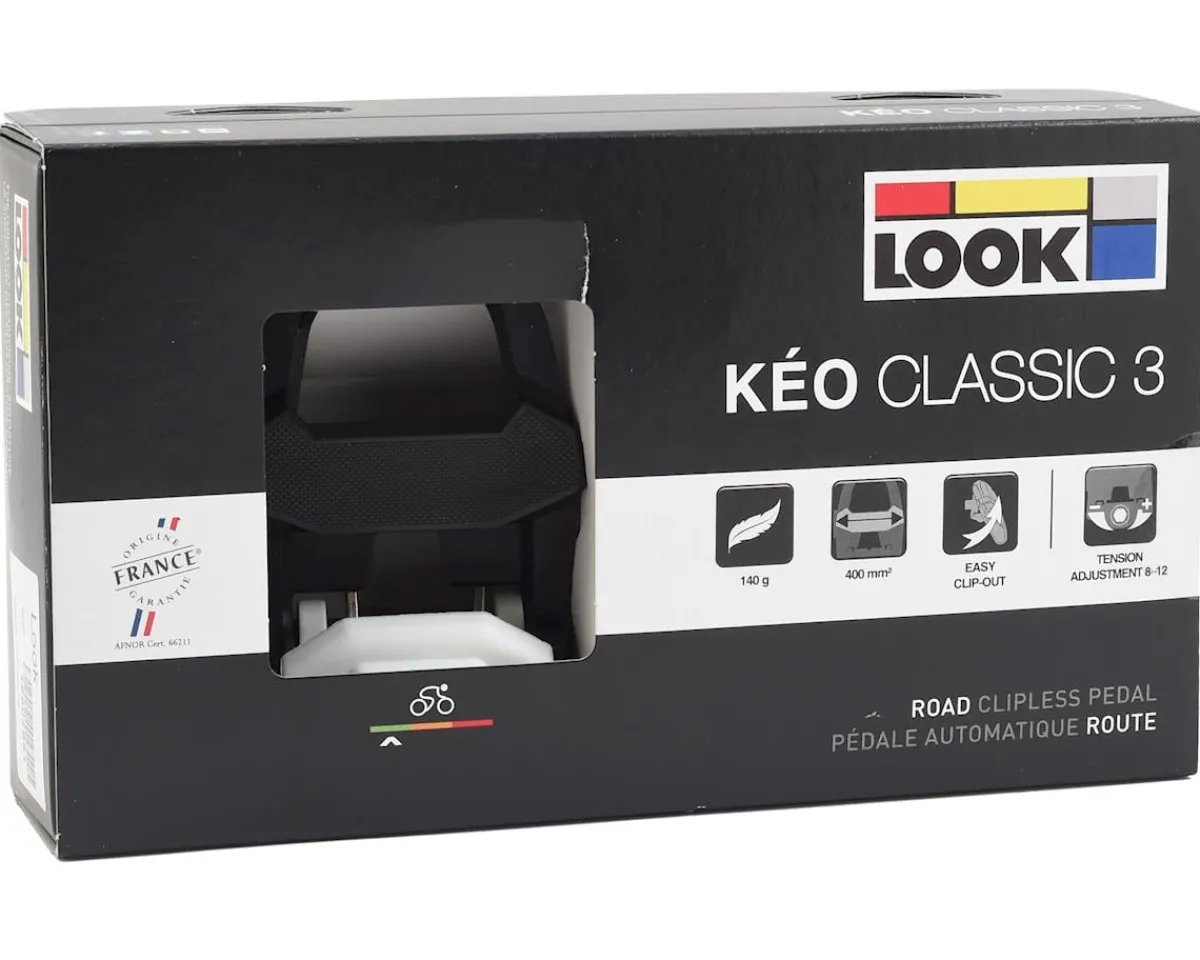 Look Pedals & Cleats|Keo Classic 3 Road Pedals (White) (Limited Edition)