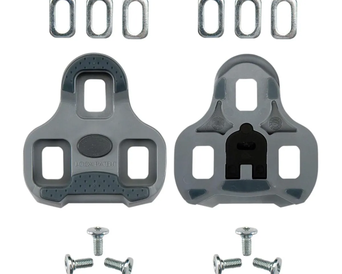 Look Shoes|Pedals & Cleats|Keo Grip Cleats (4.5°) (Grey)
