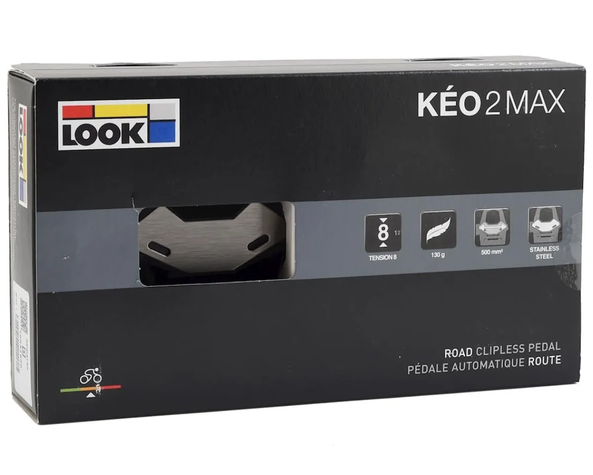 Look Pedals & Cleats|Keo 2 Max Pedals (Black)