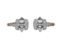 Look Bike Computers|Power Meters|X-TRACK Power Dual Pedals (Silver) (Dual Side Power)