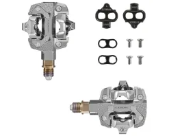 Look Bike Computers|Power Meters|X-TRACK Power Dual Pedals (Silver) (Dual Side Power)