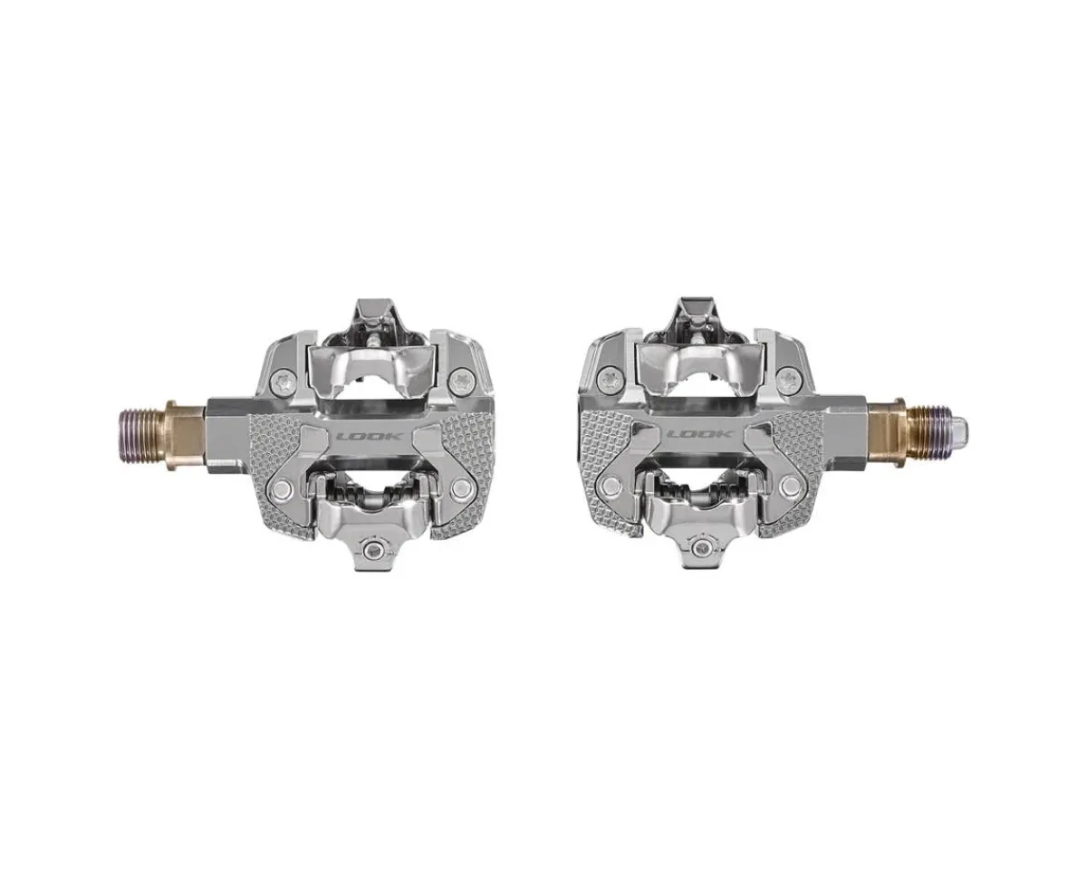 Look Bike Computers|Power Meters|X-TRACK Power Single Pedals (Silver) (Single Side Power)