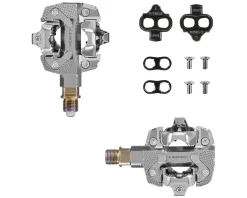 Look Bike Computers|Power Meters|X-TRACK Power Single Pedals (Silver) (Single Side Power)