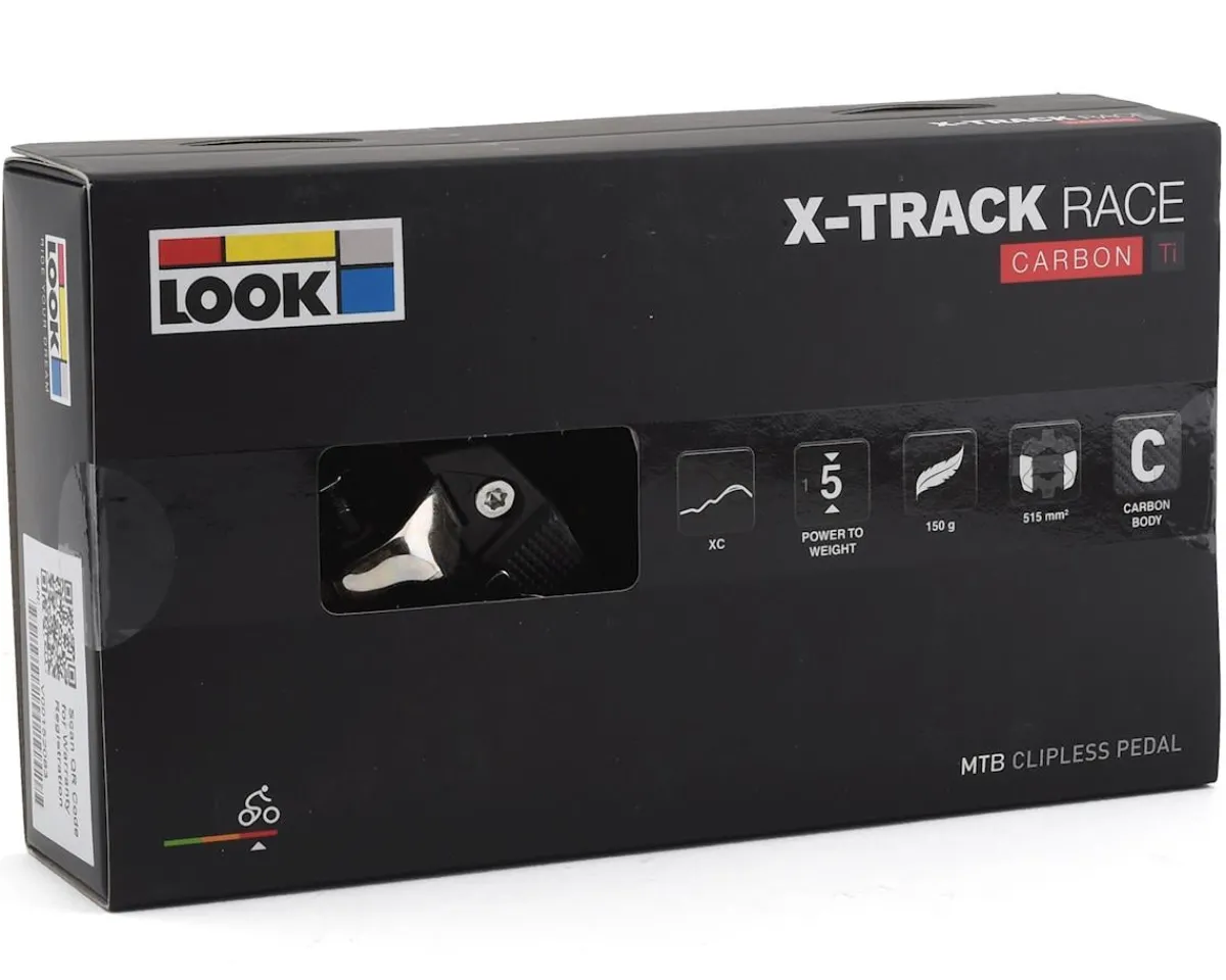Look Pedals & Cleats|X-Track Race Carbon Ti Pedals (Black)