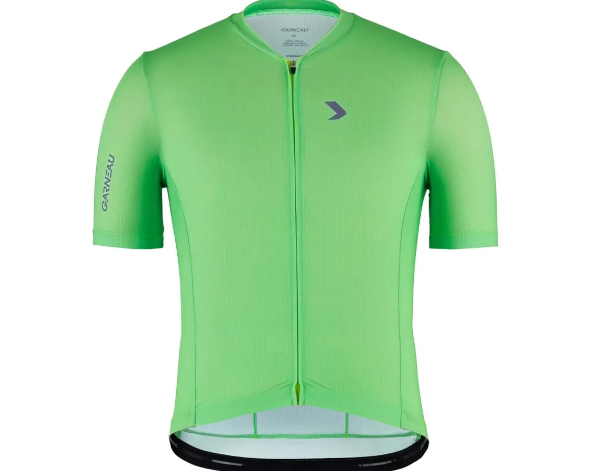 Louis Garneau Jerseys|Summer Essentials|Classic Eco Short Sleeve Jersey (Lime/Charcoal) (S)