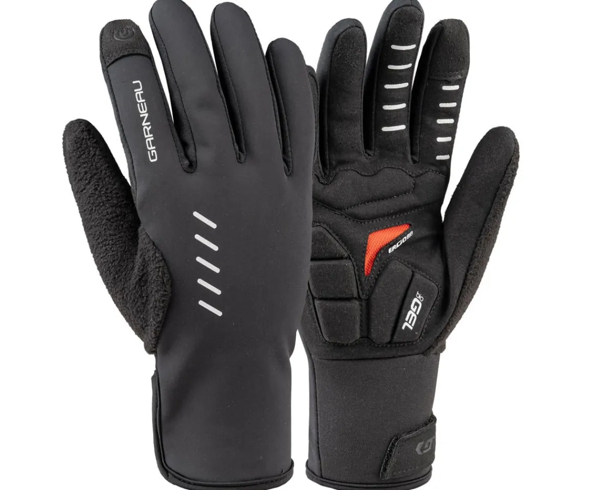 Louis Garneau Clothing Accessories|Rafale Air Gel Long Finger Gloves (Black) (L)