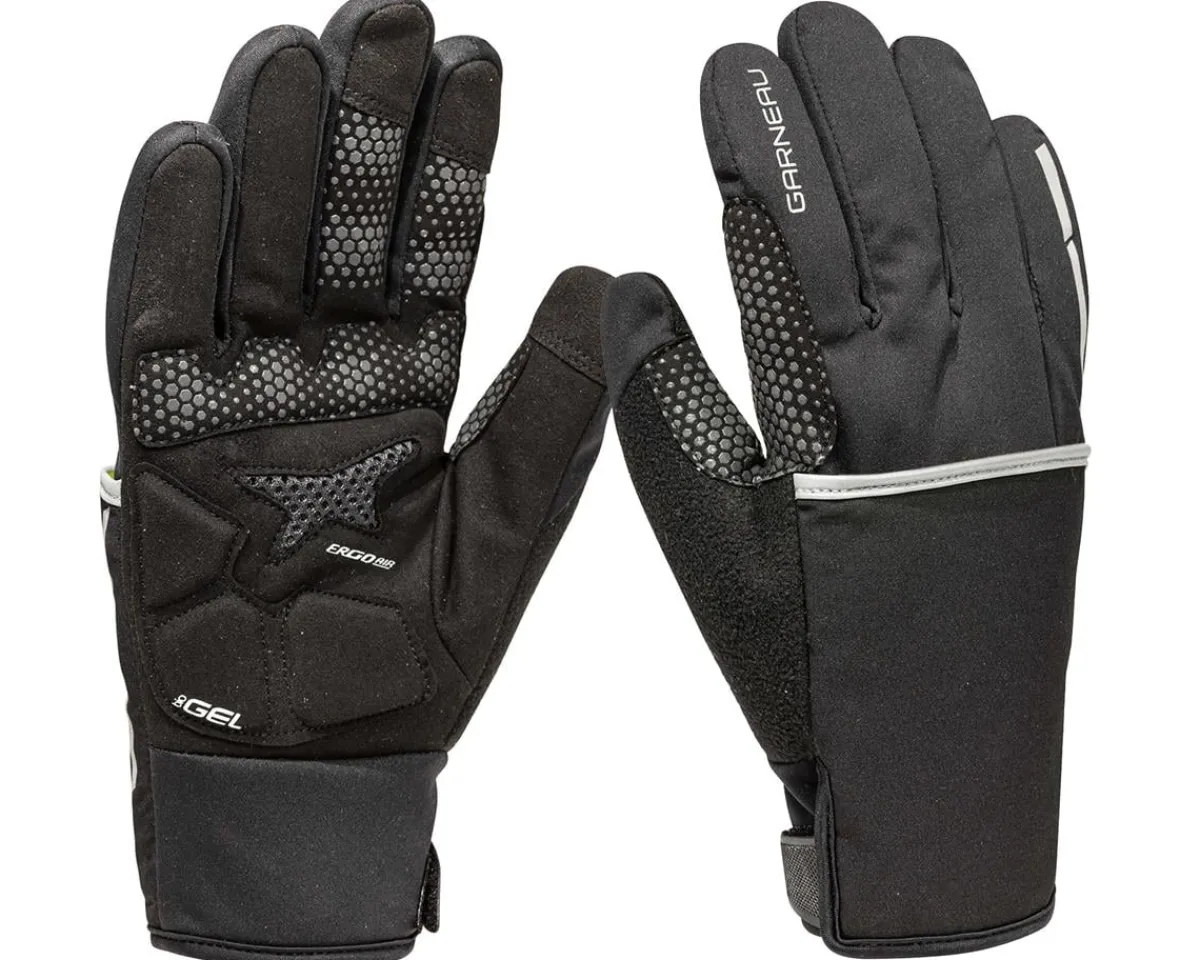 Louis Garneau Clothing Sale|Clothing Accessories|Super Prestige 3 Gloves (Black/Yellow) (S) (w/ Finger Covers)