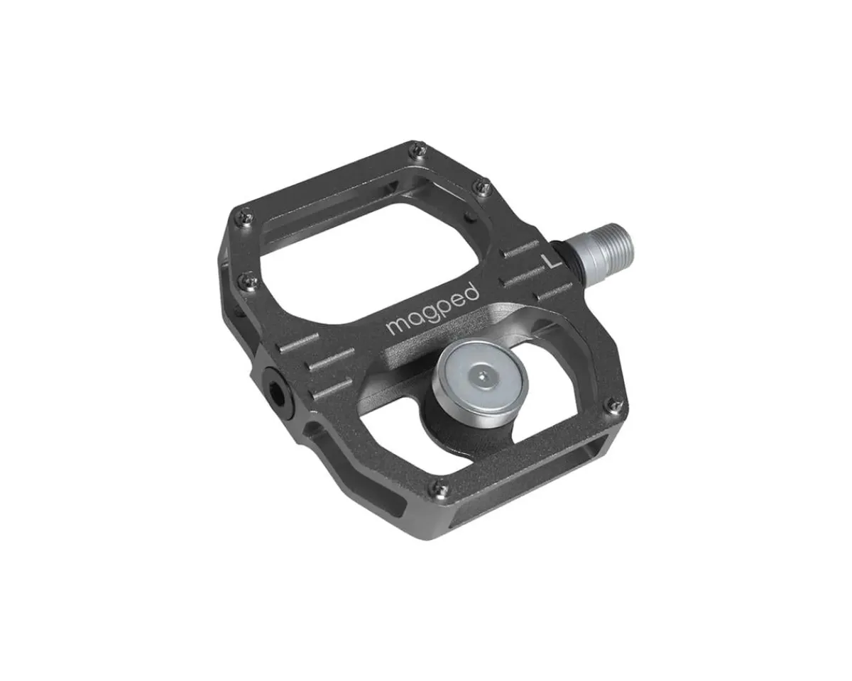 Magped Pedals & Cleats|Sport-2 Magnetic Pedals (Grey) (150N)