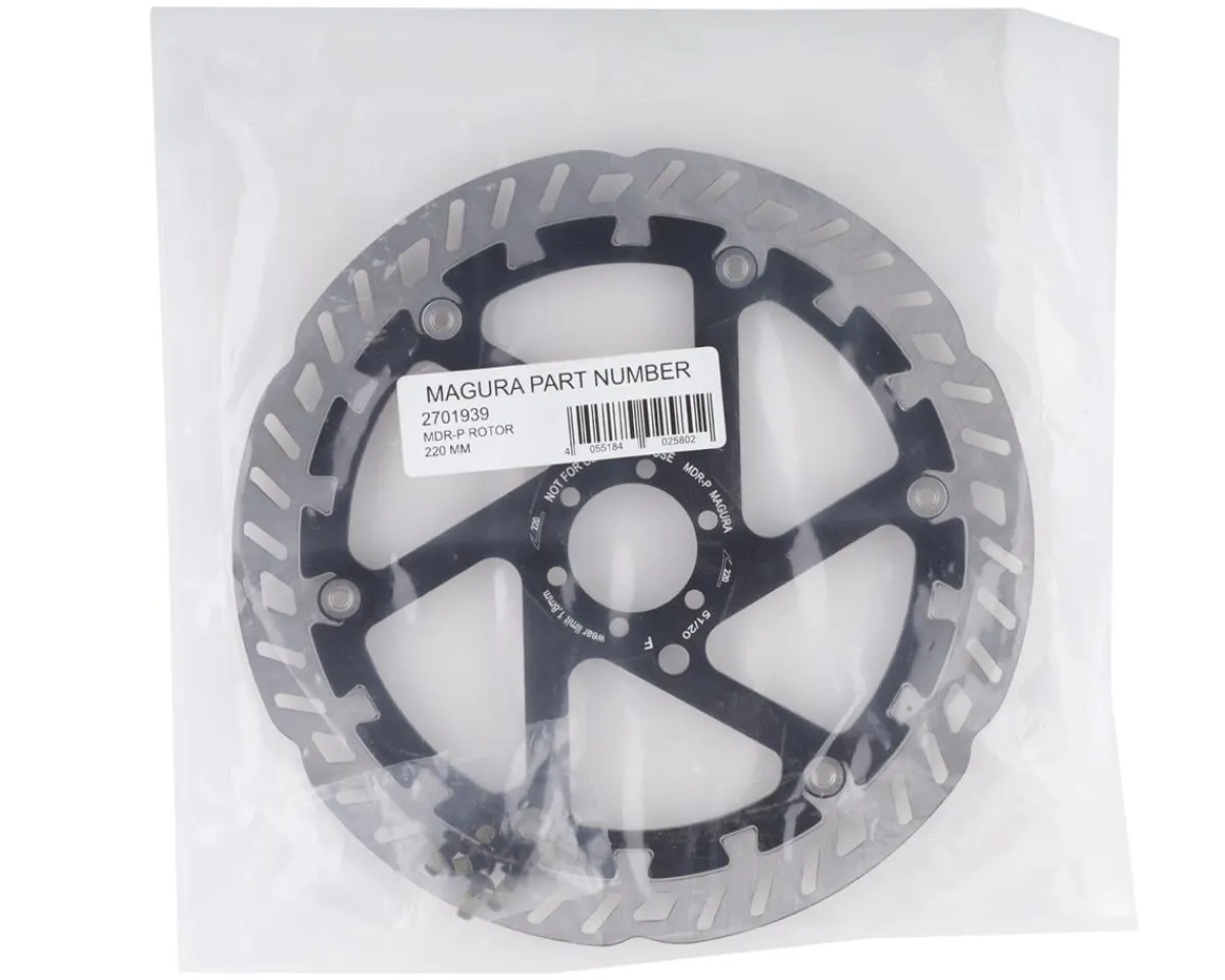 Magura Brakes|Holiday Shopping|MDR-P Disc Rotor Kit (Black/Silver) (6-Bolt) (220mm)