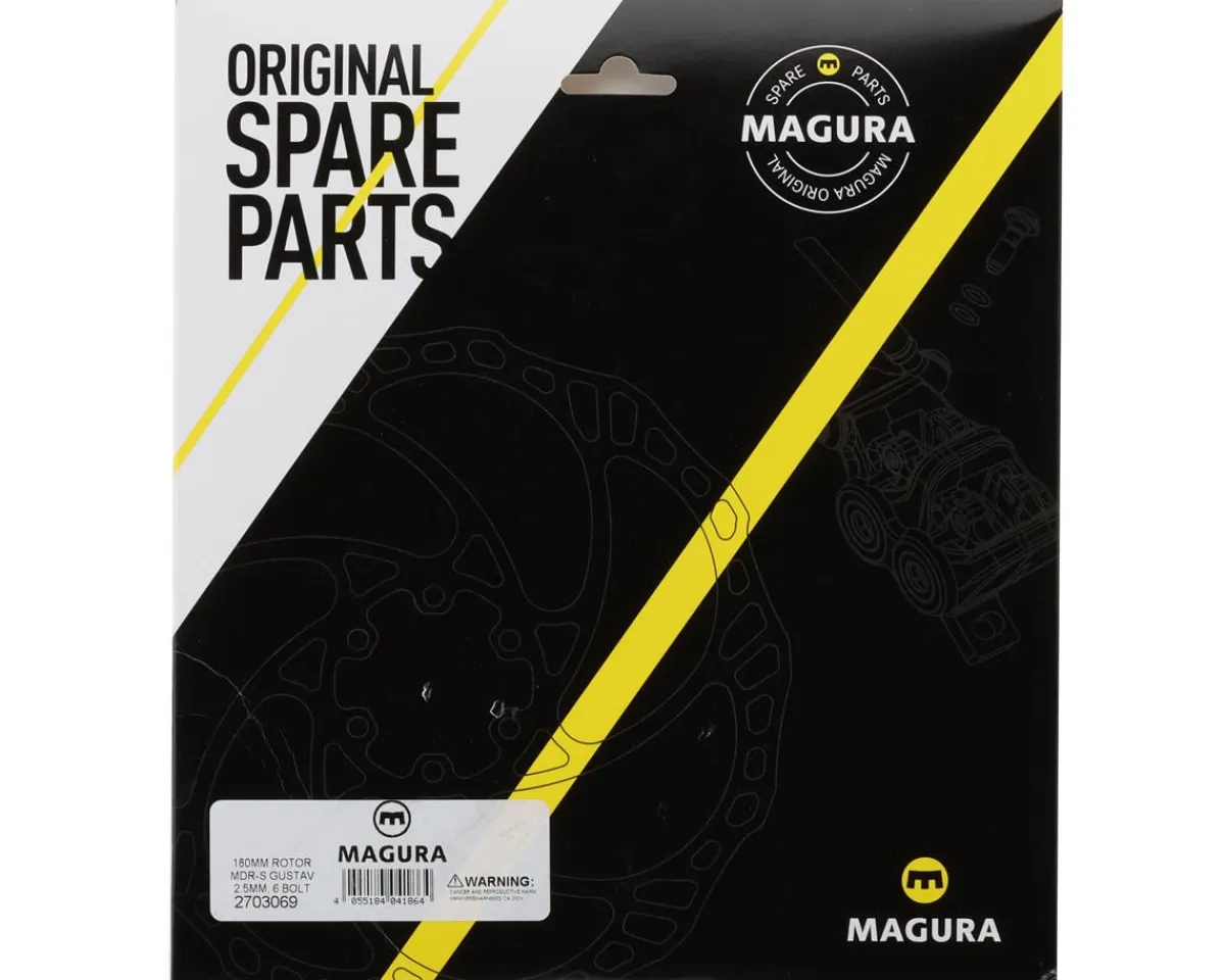 Magura Brakes|MDR-S Disc Brake Rotor (Silver) (6-Bolt) (180mm) (2.5mm Thick)