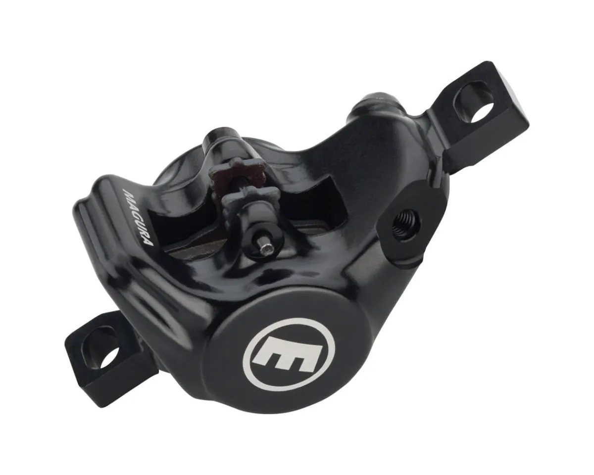 Magura Brakes|MT C4 ABS Disc Brake Caliper (ABS) (Black/Laser Silver) (Post Mount) (2-Piston)