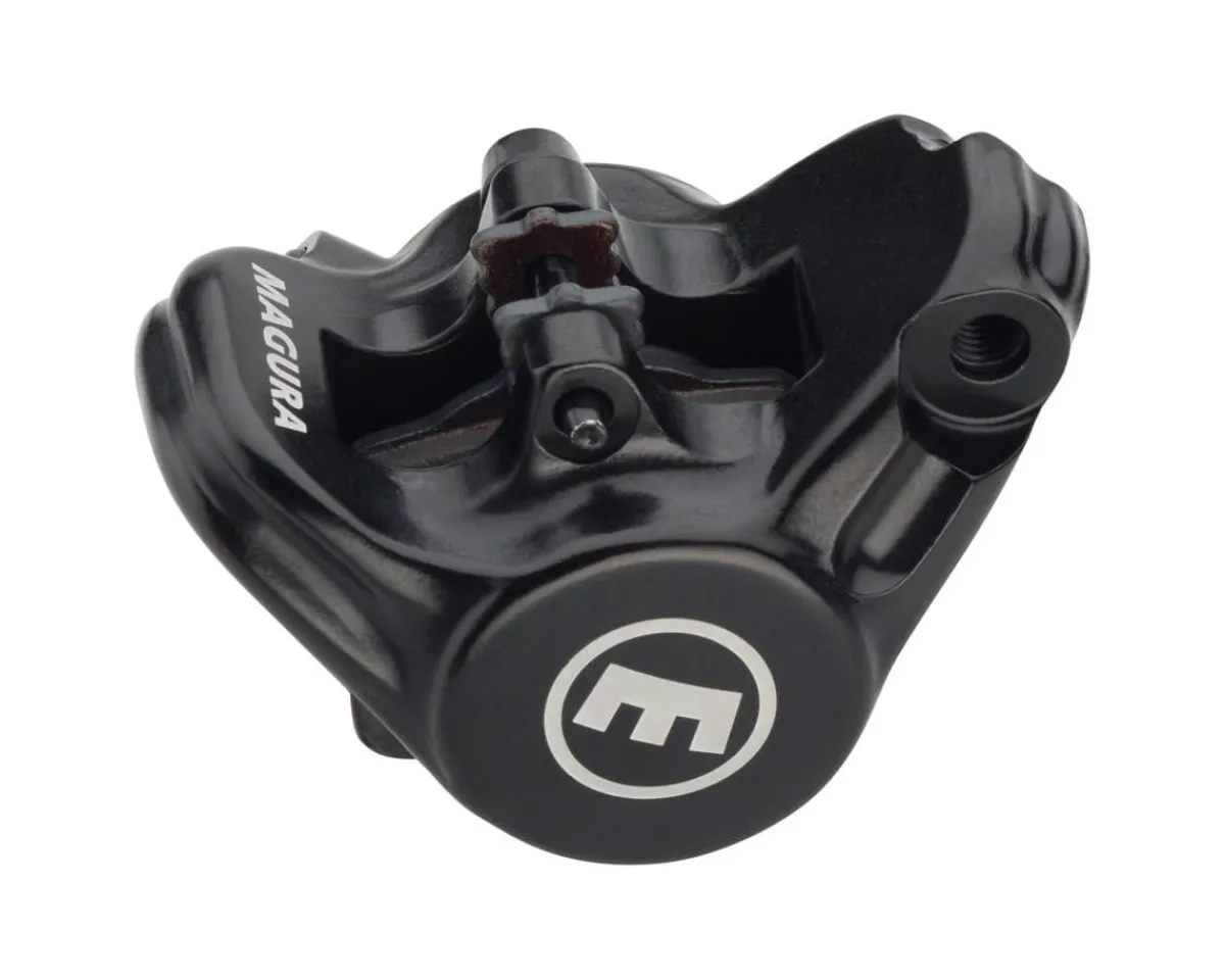 Magura Brakes|MT C4 ABS FM Disc Brake Caliper (ABS) (Black/Laser Silver) (Flat Mount) (2-Piston)