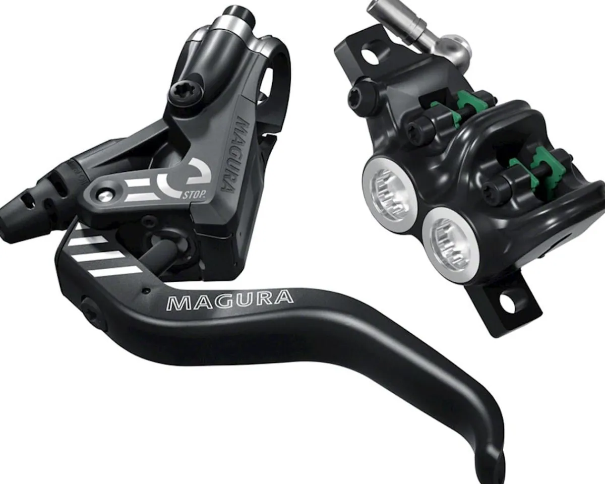 Magura Brakes|MT5 eSTOP Disc Brake & Lever (Black) (Front or Rear) (Hydraulic) (Post Mount)