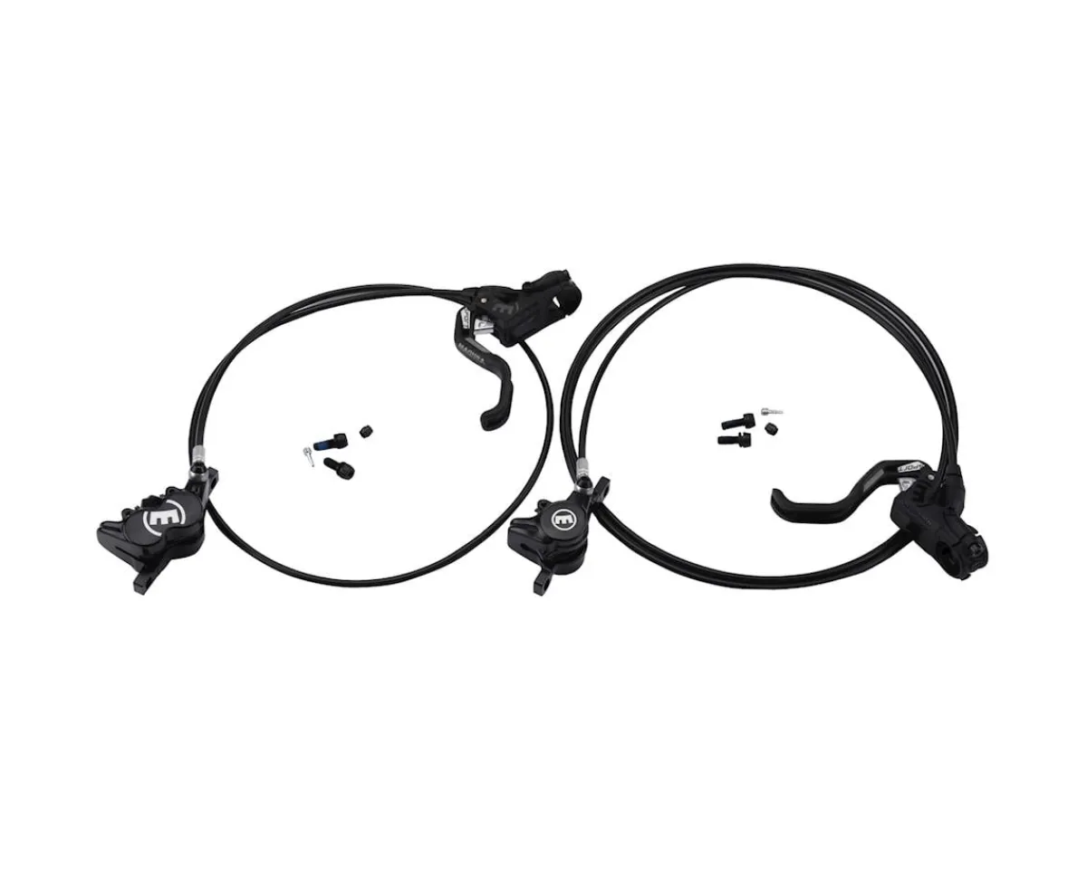 Magura Brakes|MT Trail Sport Hydraulic Disc Brake Set (Black) (Post Mount) (Pair) (Calipers Included)