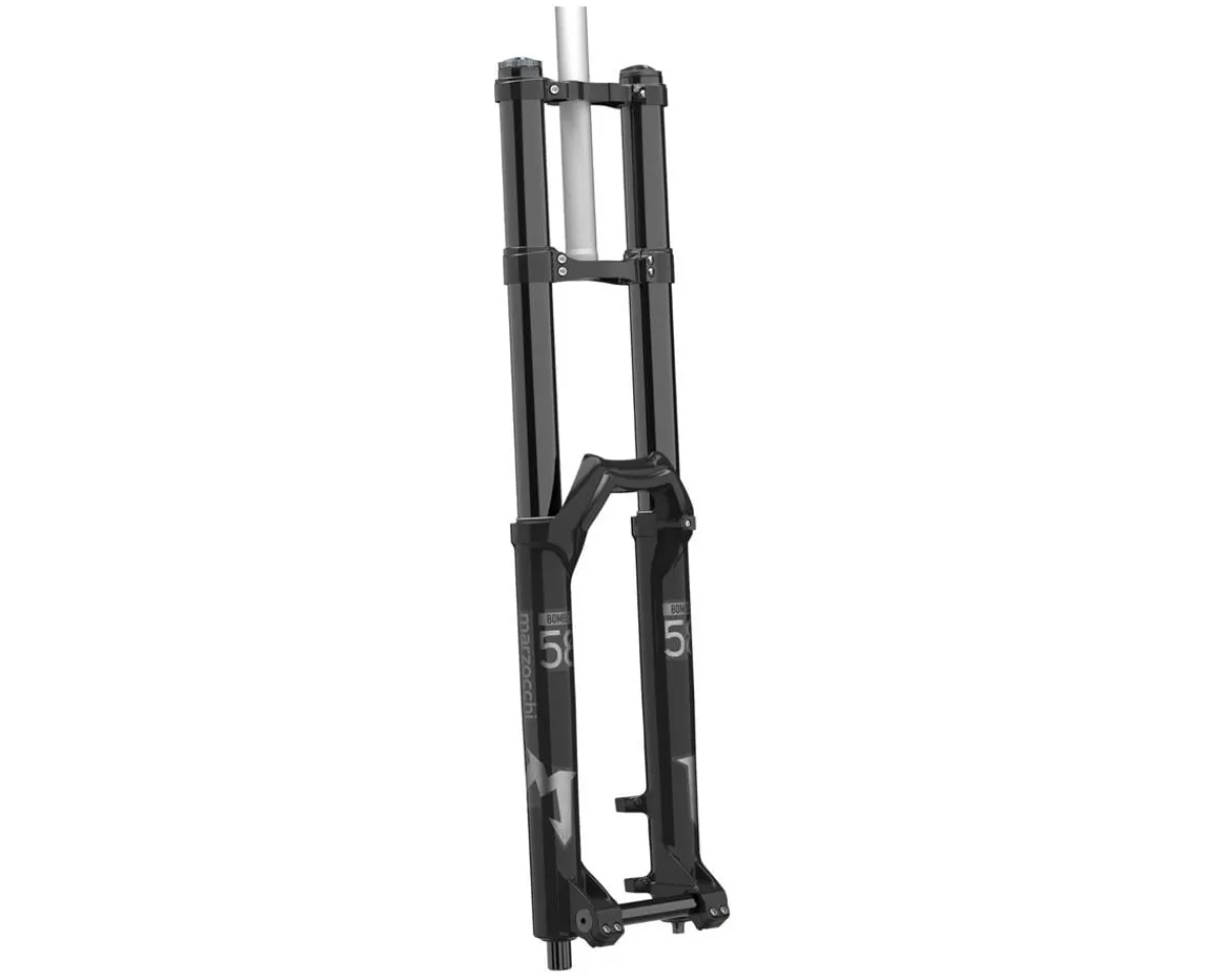 Marzocchi Forks|Suspension|Bomber 58 Dual Crown Downhill Fork (Shiny Black) (51mm Offset) (203mm) (27.5") (20x110mm) (GRIP)