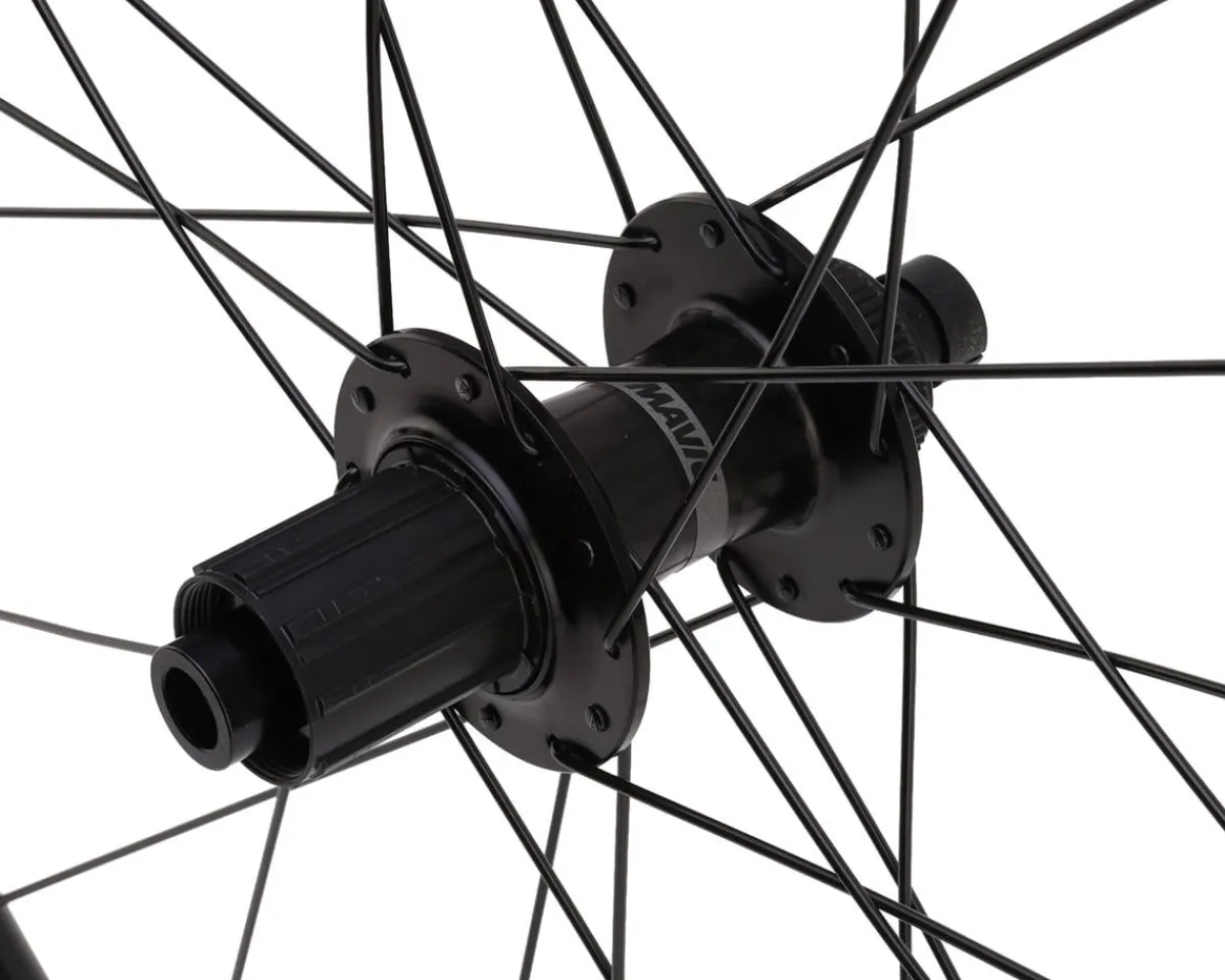 Mavic Wheels & Parts|Aksium 1 Disc Road Wheel (Black) (Shimano HG 11/12) (Front & Rear) (12x100mm, 12x142mm) (700c) (Centerlock) (Tube