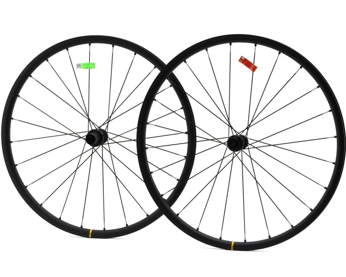 Mavic Wheels & Parts|Ksyrium S Disc Road Wheelset (Black) (Shimano HG 11/12) (12x100mm, 12x142mm) (700c) (Centerlock) (Tubeless)