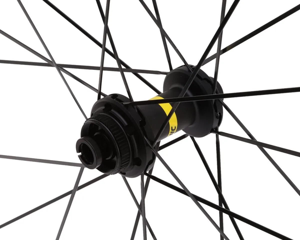 Mavic Wheels & Parts|Ksyrium S Disc Road Wheelset (Black) (Shimano HG 11/12) (12x100mm, 12x142mm) (700c) (Centerlock) (Tubeless)