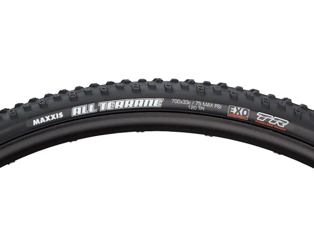Maxxis Tires|All Terrane Tubeless Cross Tire (Black) (700c) (33mm) (Dual/EXO)